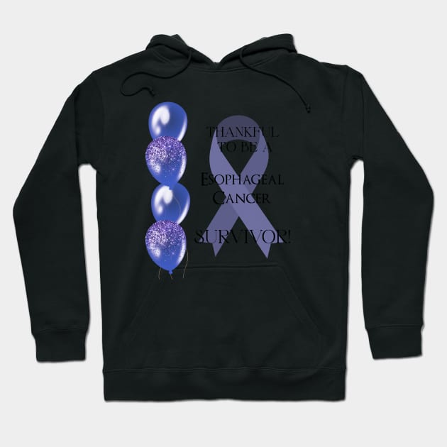 Esophageal Cancer Survivor Support Hoodie by allthumbs